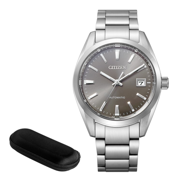 （時計ケース付）シチズンコレクション CITIZEN COLLECTION メカニカル メンズ 腕時計 NB1050-59H グレー 自動巻き(手巻付) ステンレスバンド アナログ 国内正規品
