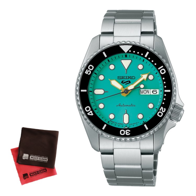 （お手入れクロス付）セイコー SEIKO 腕時計 SBSA229 5スポーツ SEIKO 5 SPORTS メンズ ミッドサイズ SKX Sports Style 自動巻き(手巻付) ステンレスバンド アナログ メーカー保証3年（国内正規品）
