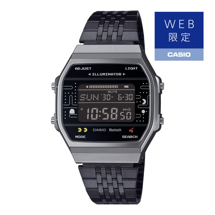 CASIO PAC-MAN デジタル腕時計 CA-53WPC-1BJR CA-53WPC-1BER | CASIO