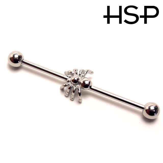 Homesliceproductions Body Piercing 14 G Tragus Straight Body Piercing 14 G Tragus Straight Barbell Spider Cartilage Ear Helix 316 L Surgical Stainless Steel