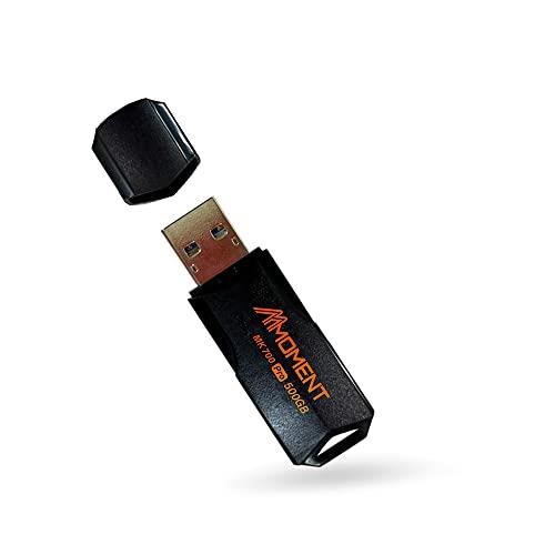 MMOMENT 超高速 大容量 500GB USBメモリ USB3.2 Gen2 PS4動作確認済 SSD 外付け (読込最大1000MB/s)