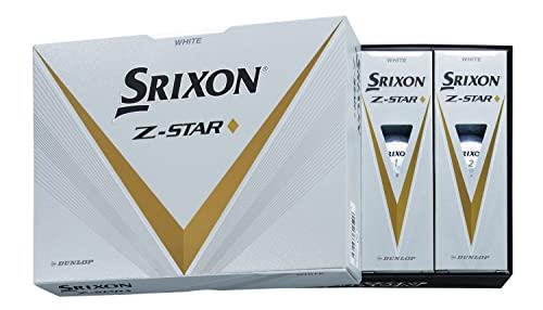 DUNLOP ダンロップゴルフボール SRIXON Z-STAR 金剛石 2023年模範例 1十二(12個入り口・入口) 白いこと