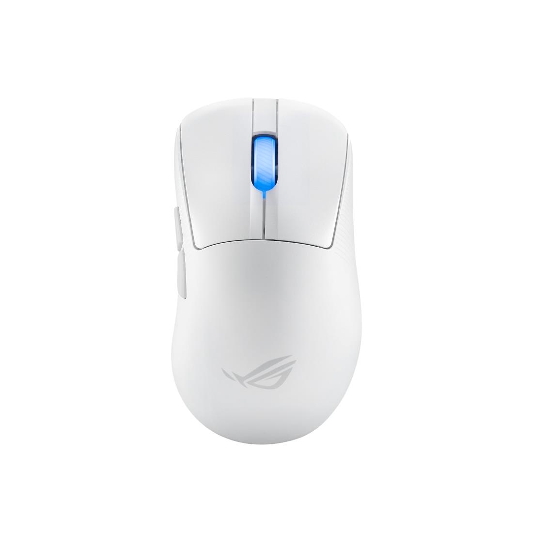 【ネット限定】ASUS ゲーミングマウス ROG Keris II Ace / 54g軽量設計 / ワイヤレス / 最大8000Hz ポーリングレート/左右非対称エルゴノミクス形状 / 42K DPI オプティカルセンサー / 107時間のバッテリー持続 / 1億回のクリック寿命 / 白 moonlight white /