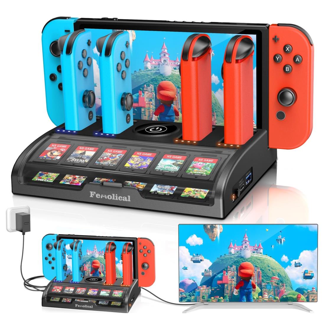 楽天市場】任天堂 Switch有機ELモデル Switch サブドック