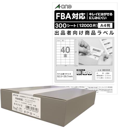 【FBA相応う】 エーワン 下げ札消印 見せびらかす者向け FBA 商いもの 下げ札 質問用紙 好いたらしいにはがせる 40面 300居敷き 80332