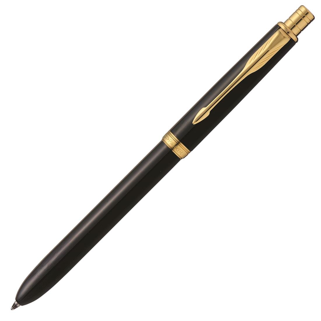 PARKER パーカー 多機能ペン ソネット ラックブラックGT 3in1 ボールペン 2色 (赤黒) ＆ シャープペン ギフトボックス入り 正規輸入品 S111306020