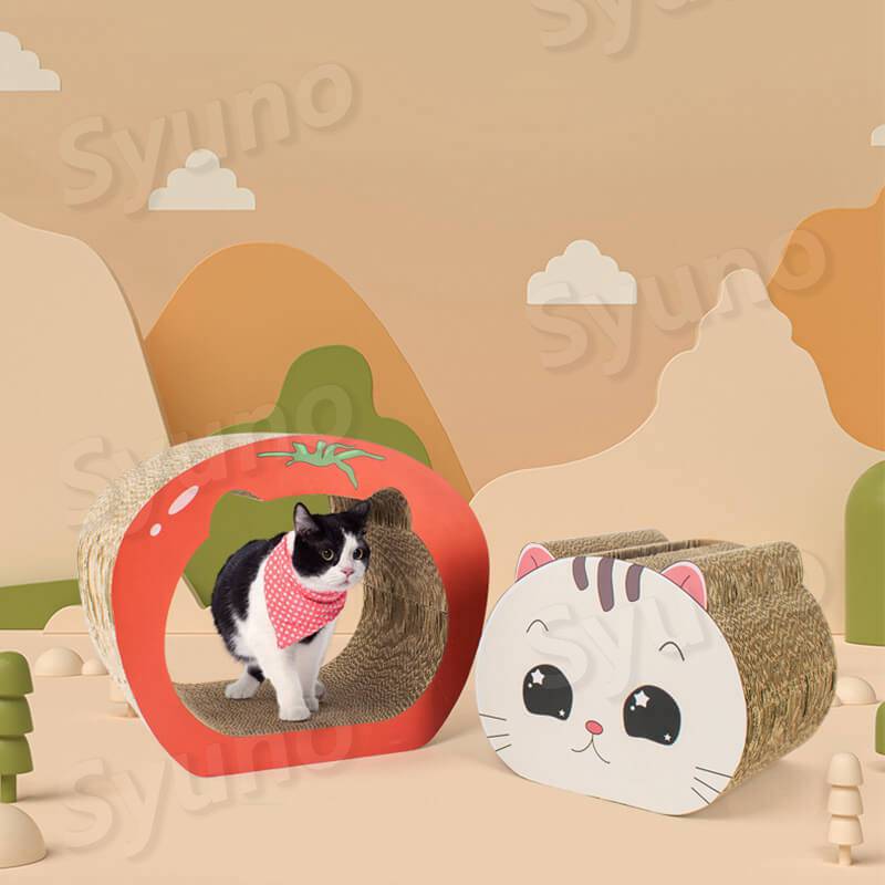 2in1セット 複数の猫が一緒に遊ぶのに適しています ベルボール内蔵 猫用 爪とぎ 段ボール 耐摩耗性 トマト 爪とぎ 猫のおもちゃ 爪磨き 爪研ぎ ストレス 解消 玩具 ペット用品 猫ベッド ネコ ねこ 運動不足 おもちゃ 家具を守ります septicin Com