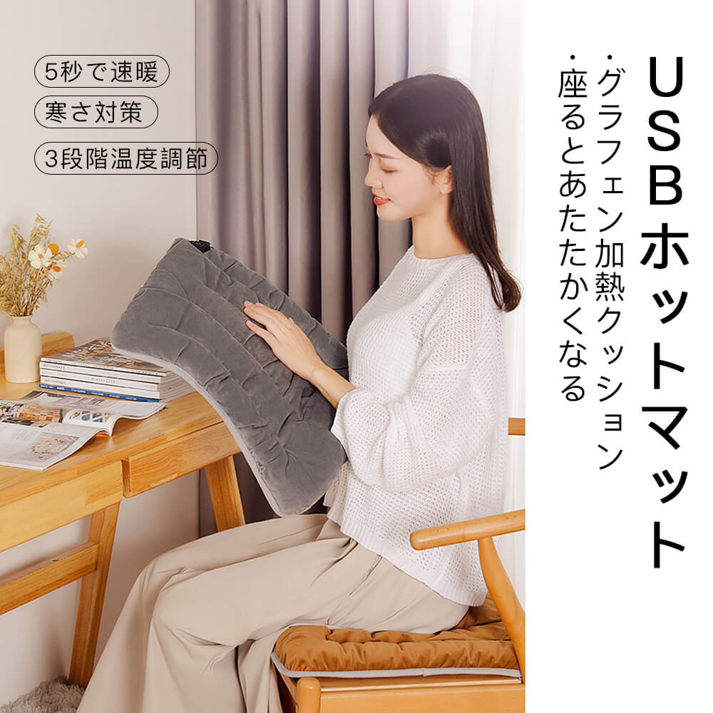 楽天市場】電気座布団 ホットクッション 座布団 ホット 腰痛対策 遠