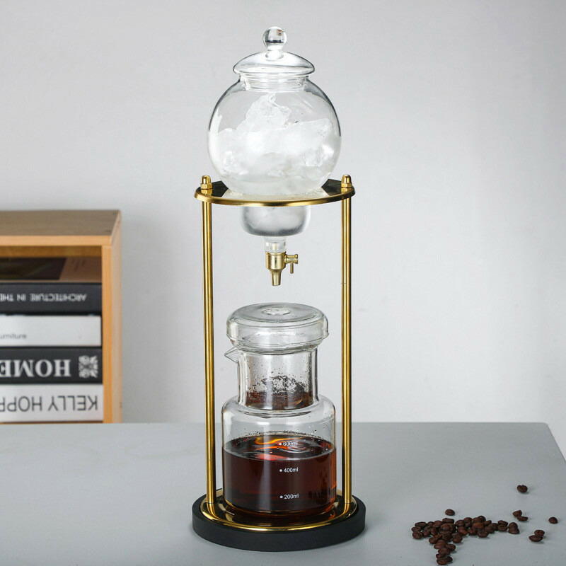 コーヒーメーカー アイスコーヒーメーカー 水出しコーヒー器具 水出しコーヒー ドリッパー ウォータードリッパー コーヒードリッパー おしゃれ 水出し 水だし　水だしコーヒー ド 水出しコーヒー専用コーヒーセット 新生活 就職 結婚 新築 祝い プレゼント｜Hompart