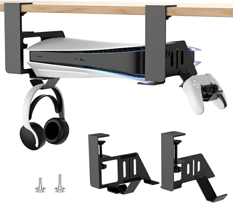楽天市場】新型PS5 Slim/PS5 Pro/PS5用デスク下ホルダー【新登場 PS5