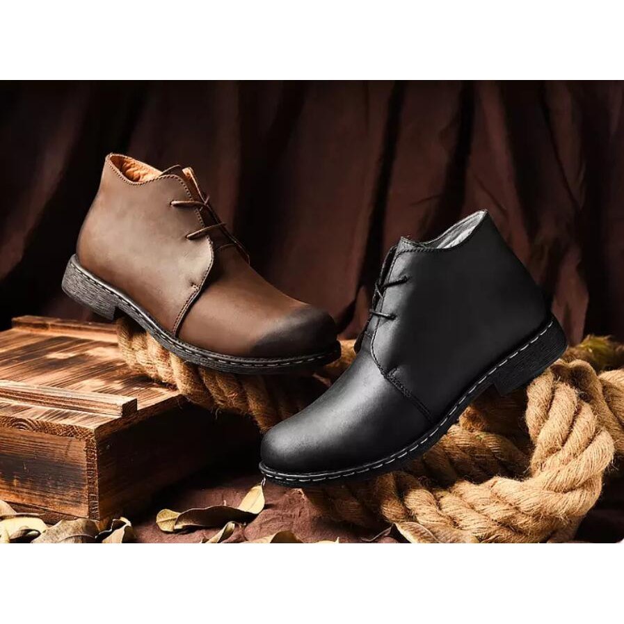 市場 メンズ 革靴 デザートブーツ ショートブーツ メンズブーツ チャッカブーツ 本革 ブーツ