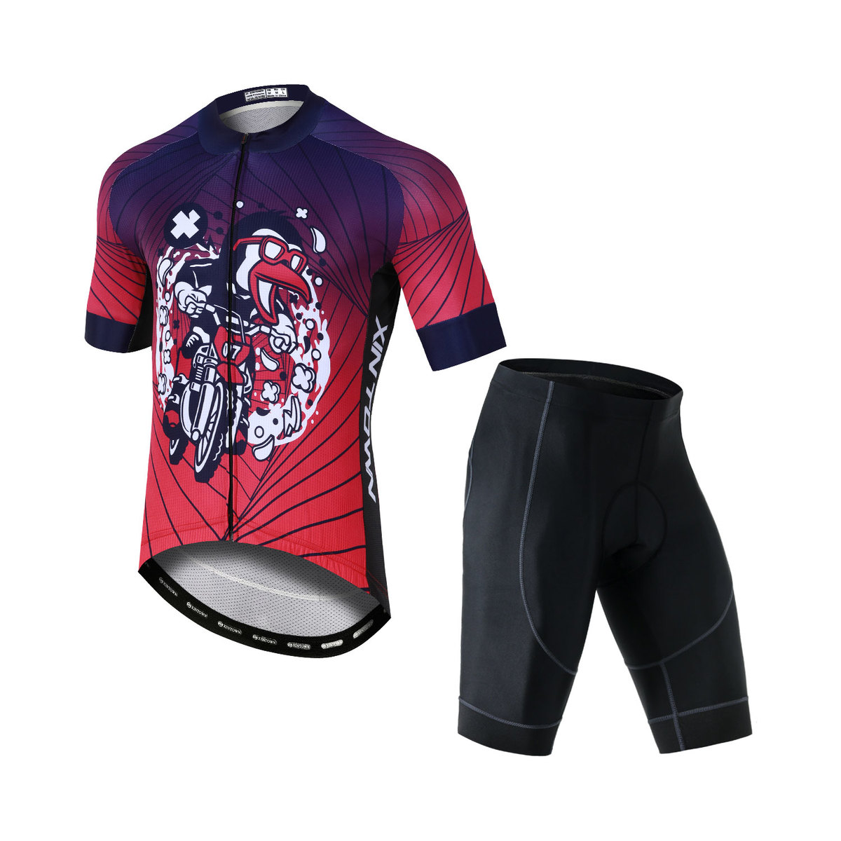 1494円 【超ポイントバック祭】 男性用 サイクリングウェアセット