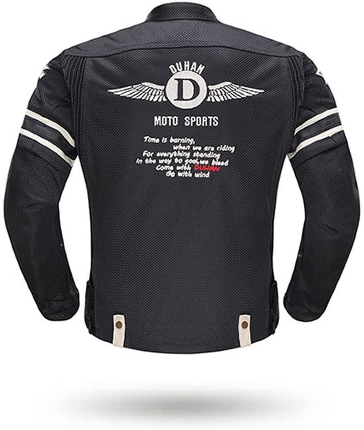 自動自転車ウインドブレーカー ライディングジャケット 春季夏秋費用 メッシュ 通気 メンズ プロテクター据え置く 3時期 ウイング脱着可 M Xxl Duhan バイクジャケット 春夏秋用 M L Xl Xxl Damienrice Com