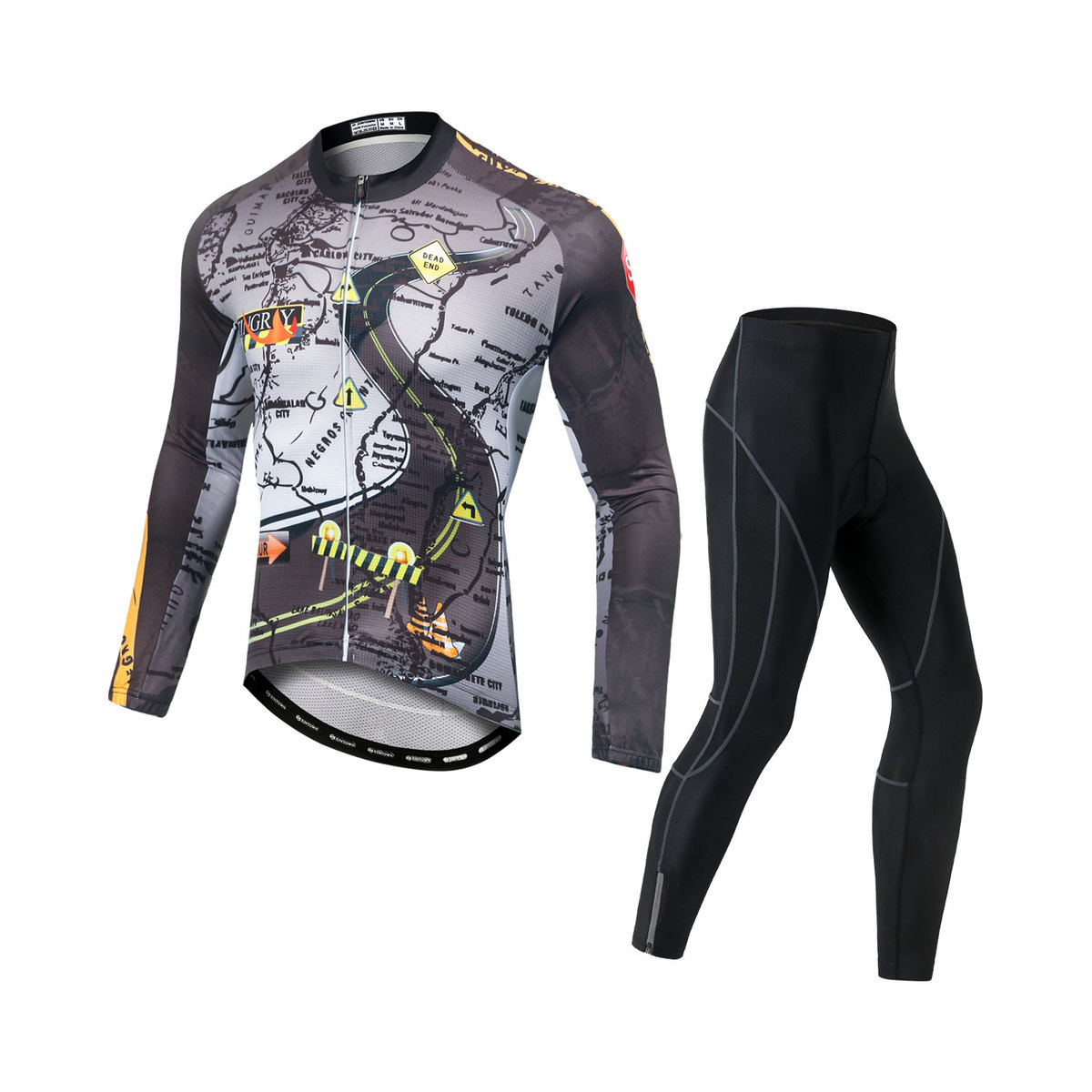 値段交渉 自転車 XLサイズ 2点セット 長袖 mersteyo サイクリング ...