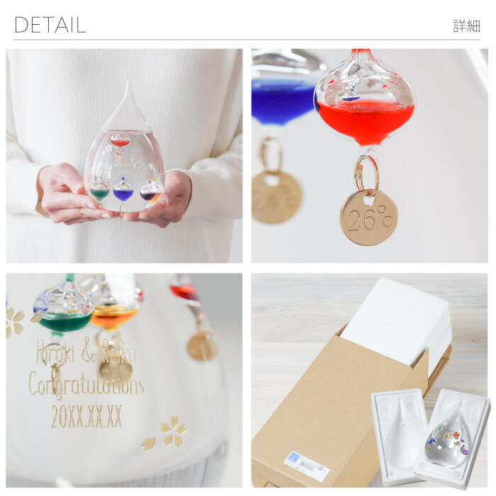 新築祝い プレゼント 友人 ガリレオ温度計 名入れ おしゃれ 温度計 インテリア 引っ越し祝い ガラス ガラスフロート ギフト 贈り物 名前入り ドロップ インテリア温度計 ガリレオ温度計 L サイズ ガリレオ サイエンス 記念品 友達 内祝い 両親 Schwimmbad Delphine De