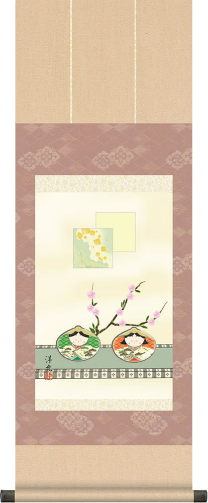 楽天市場】蒔絵ミニ短冊 ミニ掛け軸 正月掛け飾り・吊り飾り 木之本