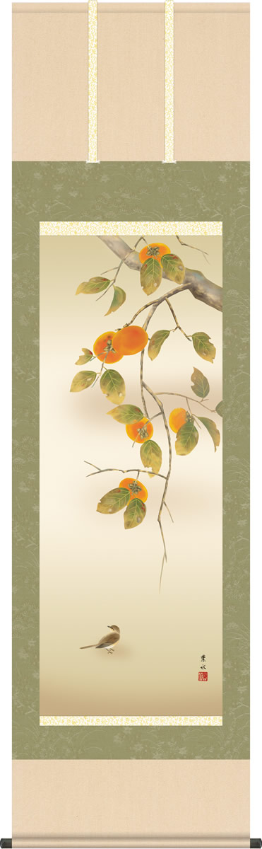 楽天市場】掛け軸 月下白鷺図 (葛谷聖山) 送料無料 【掛軸】【一