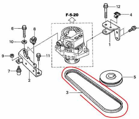 楽天市場 ホンダ除雪機純正パーツ Acgベルト Vベルト 対応機種hss970i Hss1170i 品番 V21 003 プラウ 楽天市場店