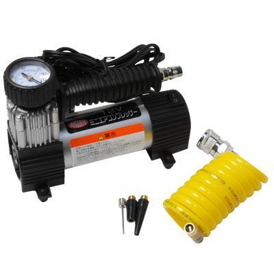 12v エアーコンプレッサー ミナト 静音オイルレス型エアーコンプレッサー CP-12Si (100V