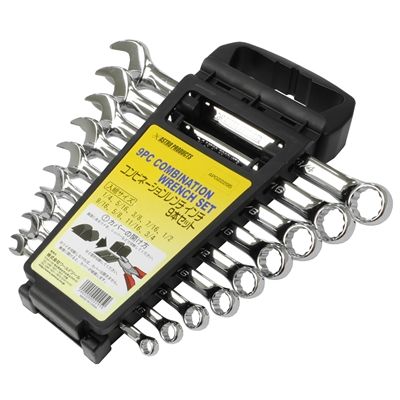 楽天市場】コンビネーションレンチセット インチ (9本組) | コンビ