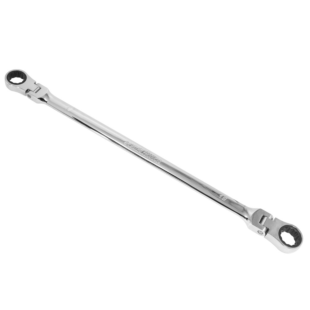 【ハンドツール】 AP ロングダブルフレックスラチェットコンビネーションレンチ 17×19mm [アストロプロダクツ ASTROPRODUCTS]