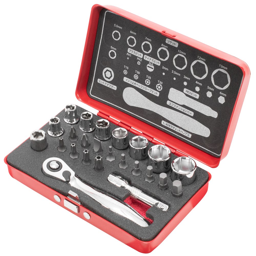 【楽天市場】【ポイント5倍 9月1日限定】【ハンドツール】 AP ミニツールセット ミリ (24個組) [アストロプロダクツ