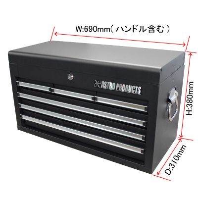 楽天市場】アストロプロダクツ トップチェスト 6段 レッド TC700 