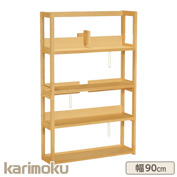 楽天市場】カリモク 学習家具 ボナシェルタ Buona scelta 書棚 QT3085