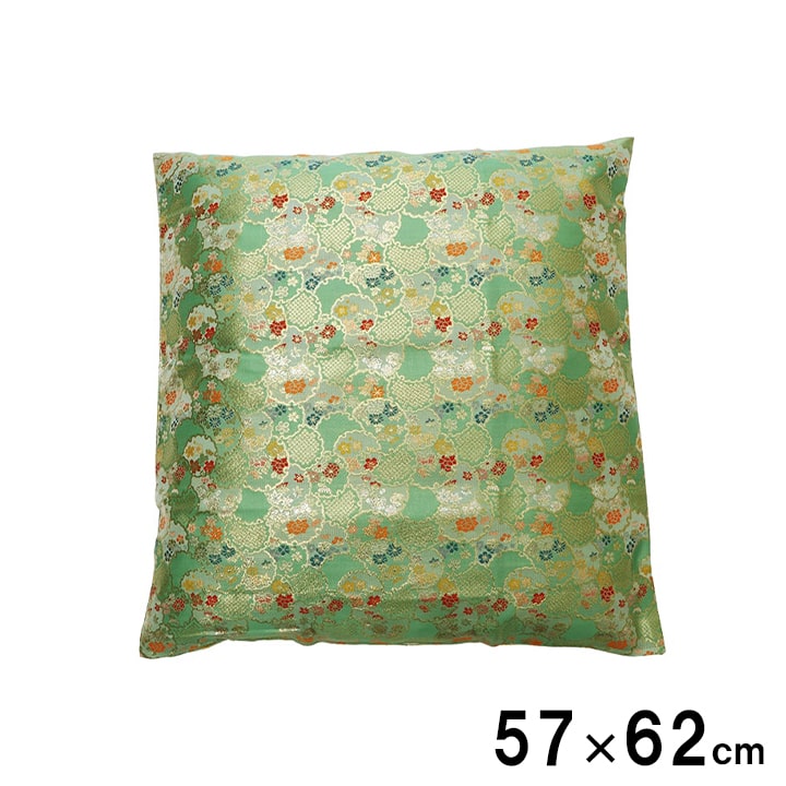 金襴御前（仏前）座布団カバー 『秋華（しゅうか）カバー』 約57×62cm（銘仙判55×59cm用）カバー 金襴 国産 日本製 仏前 法事 お盆 贈り物 和室 和柄