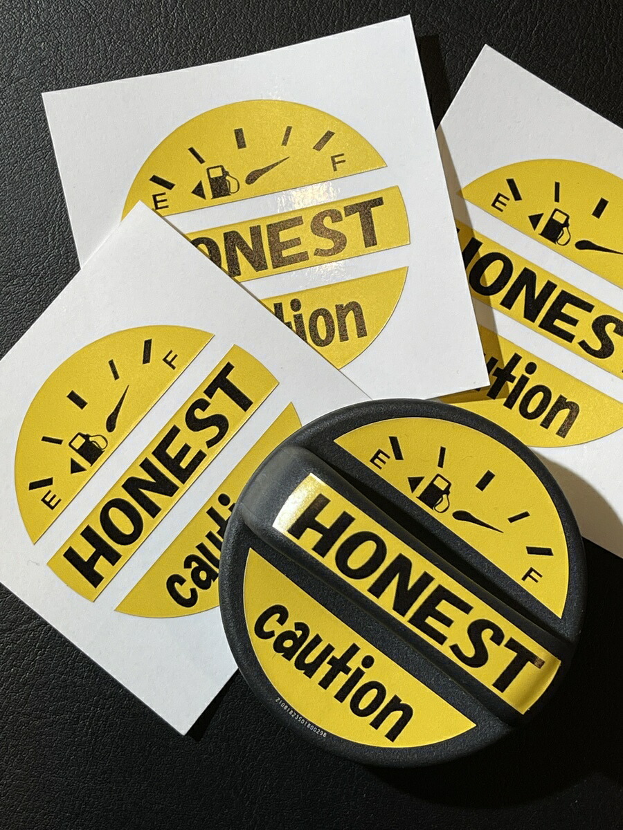 楽天市場】Honest 燃料 キャップ ステッカー オネスト honest : HONEST 