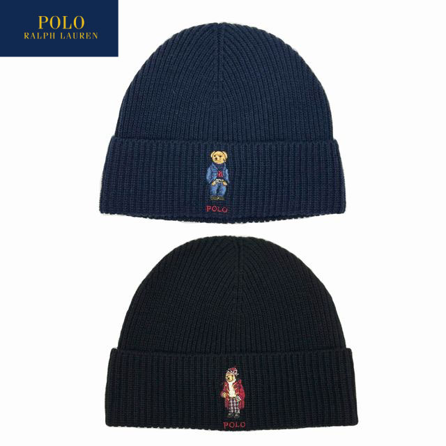 【対応】POLO RALPHLAURENPOLO BEARポロ ラルフローレンポロベアベアーニットキャップブラック ネイビーラルフローレン、正規店購入アメリカ買い付けPC1268-433 PC1298-001 |CANAL CLOTHING