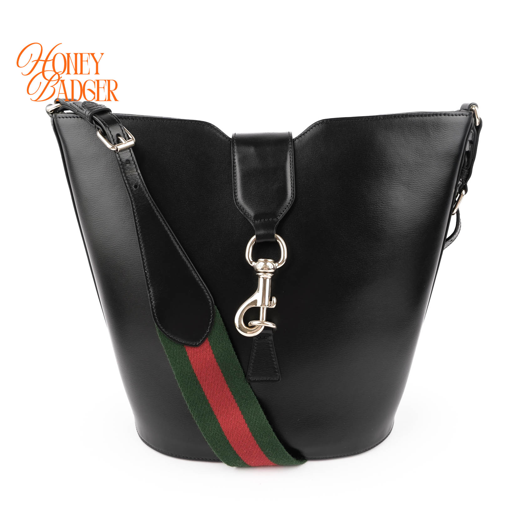 【中古】グッチ Gucci  グッチ 井戸釣瓶 1961 ショルダーバッグ 黒いこと