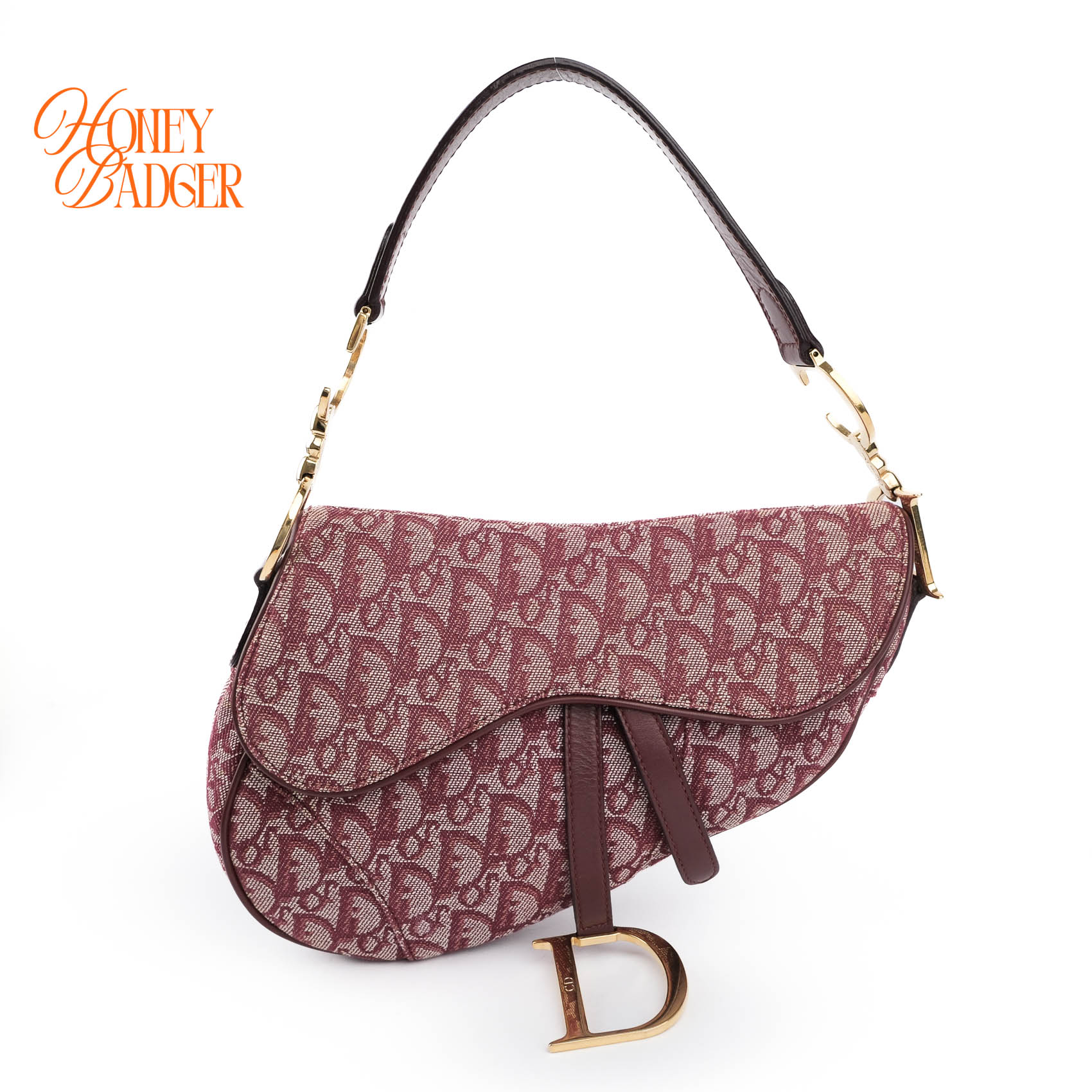 【中古】【美品】ディオール Christian Dior クリスチャンディオール サドル御徒面子 オブ西洋葱 赤いこと