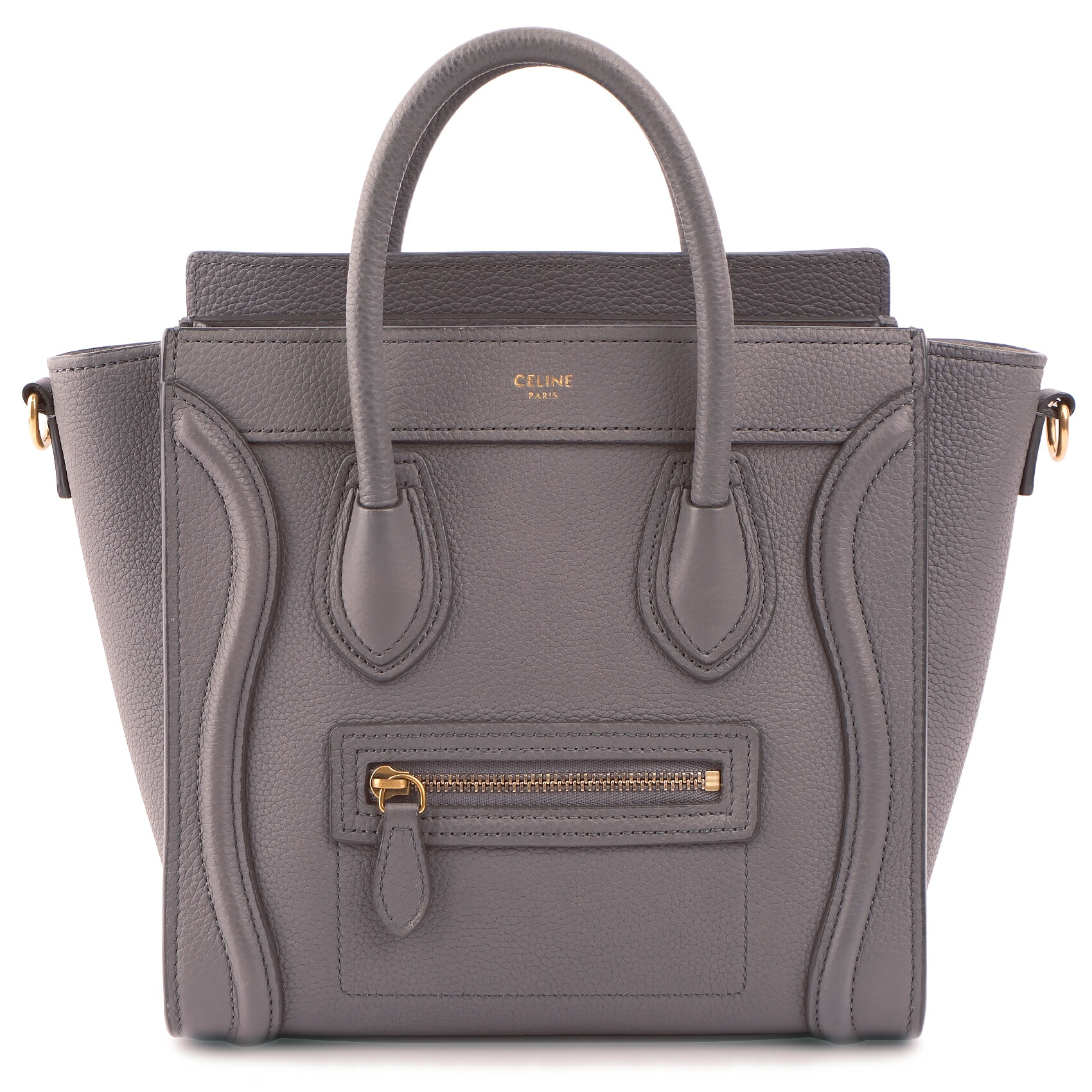 楽天市場】セリーヌ ラゲージ ナノショッパー チェック ウール