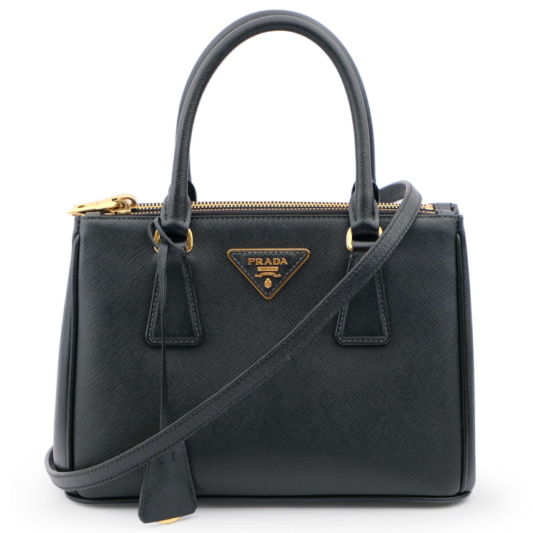 楽天市場】【未使用品】 プラダ ガレリア スモール 2WAYバッグ