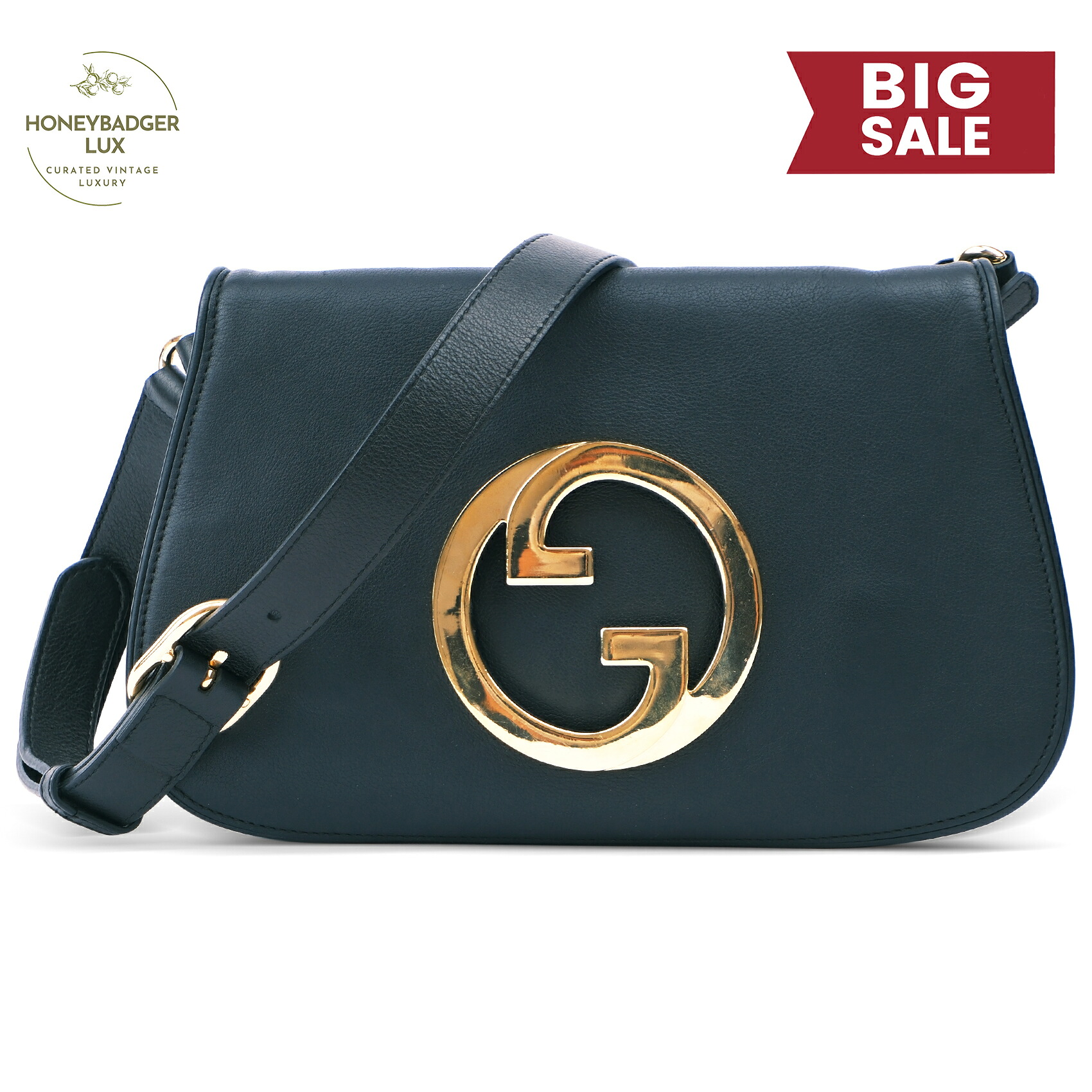 【中古】GUCCI グッチ ブロンディ レザー 2WAY ショルダーバッグ ブラック 699268 レディース ショルダーバッグ