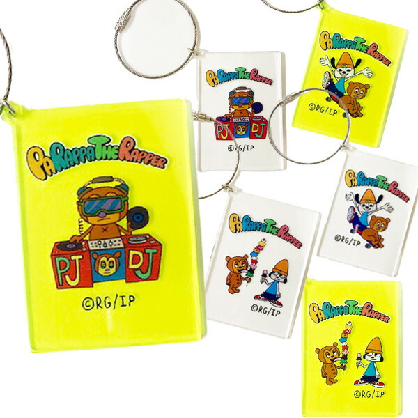 【メール便可】パラッパラッパー PaRappa the Rapper アクリル キーホルダー ネオンイエロー/クリア カギやバッグチャームに アクリルキーホルダー アクキー ゲーム キャラクター パラッパ P.J ベリー PJDJ 小物/雑貨画像