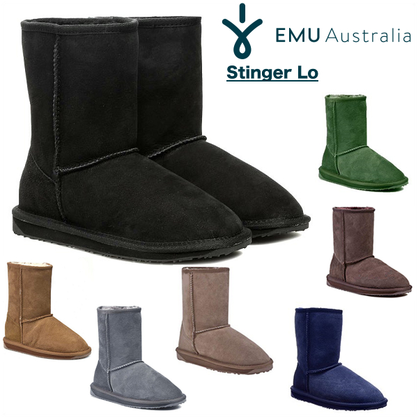 プレミアム Sale Emu エミュー スティンガー ローemu Australia Stinger Lo エミュ オーストラリア シープスキン ブーツ メンズ レディース ムートンブーツ ショートブーツ ボアブーツ 防寒 正規品 エミュ 22cm 23cm 24cm 25cm 26cm セール 新発売の Images Fdspak Com