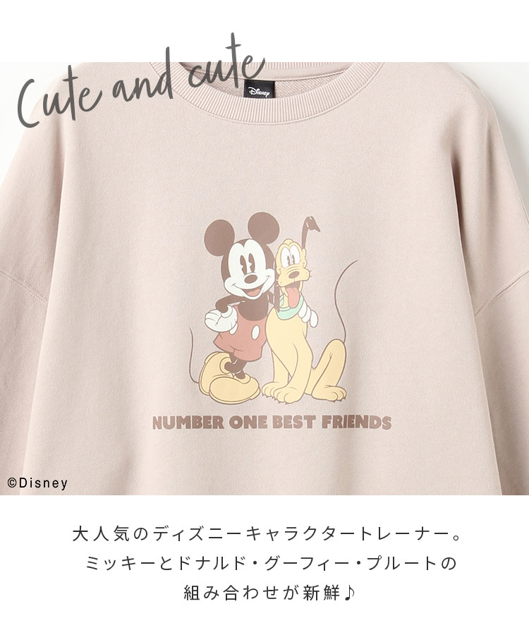 楽天市場 トップス レディース 長袖 スウェット ゆったり ミッキー プルート グーフィー ドナルド Sale セール Honeys ハニーズ トレーナー ディズニー ハニーズ オンラインショップ