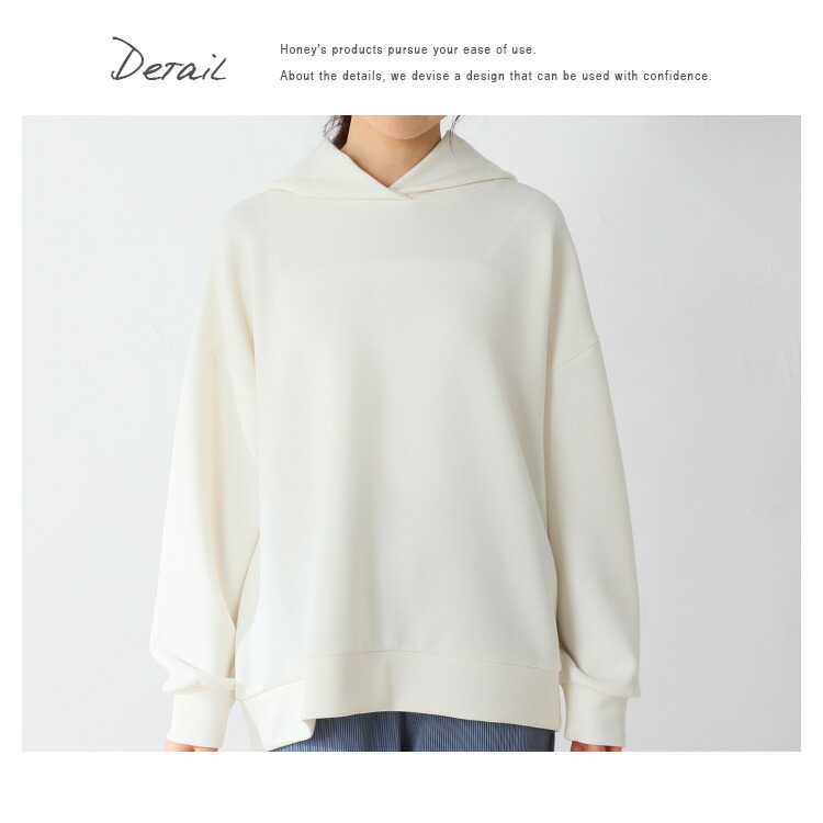 楽天市場 トップス パーカー ダンボール フード 長袖 おしゃれ ゆったり きれいめ レディース 冬 春 Honeys ハニーズ きれいめパーカー ハニーズ オンラインショップ