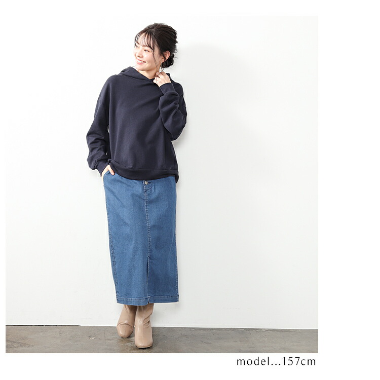 トップス 長袖 スウェット パーカー 綿 裏毛 フード レディース 冬 春 Honeys ハニーズ スウェットパーカー 高級品市場