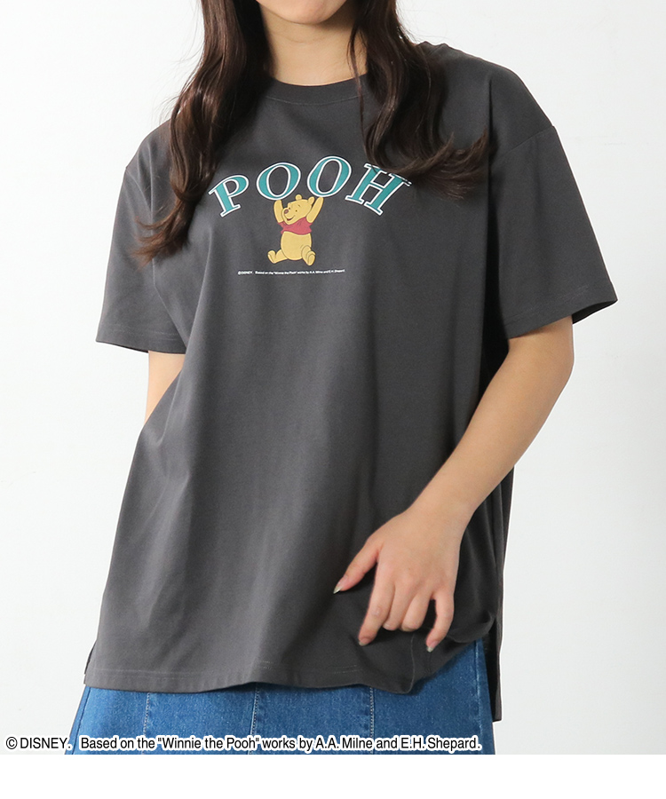 最大76 Offクーポン トップス Tシャツ 半袖 イラストプリント ロゴ ゆったり おしゃれ レディース 春 夏 Sale セール Honeys ハニーズ プーさん ゆるｔシャツ Www Yourrequestentertainment Com