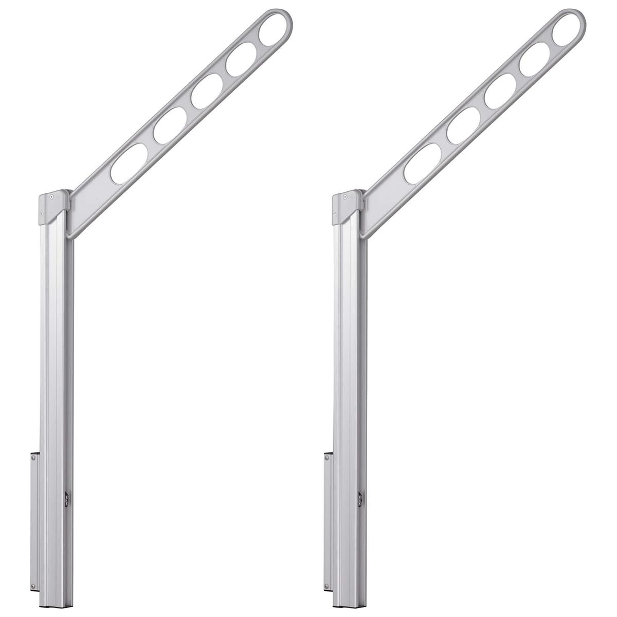 川口技研 腰壁用物干し ホスクリーン GP-55-S シルバー 2本1組｜Honey World 店