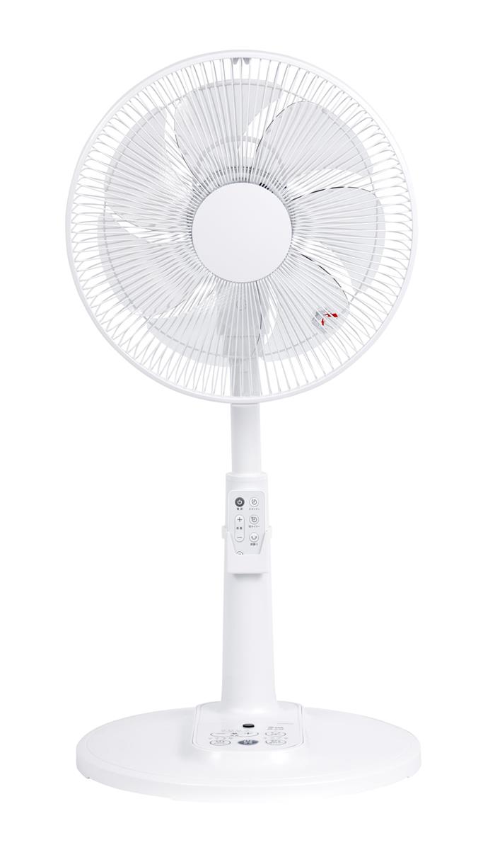 電響社(Denkyosha) リビング扇風機 DCモーター 7枚羽根 静音 上向き90&deg; 抗菌加工 ZFL-D4AEC｜Honey World 店