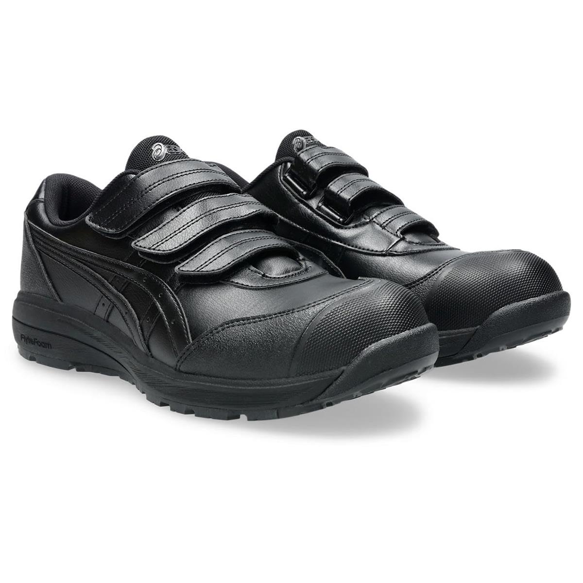 [アシックス] 安全性のある靴/やり方靴 ウィンジョブ CP311 胴締め 人工なめし革 黒いこと/黒いこと 24.5糎 3E