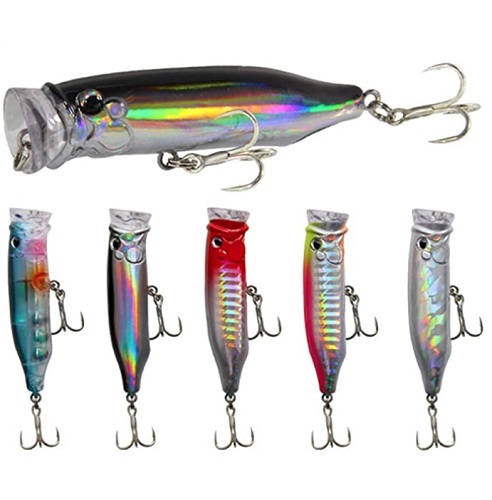 楽天市場】ルアー フィッシング ハードルアー ポッパー タイプ 6個