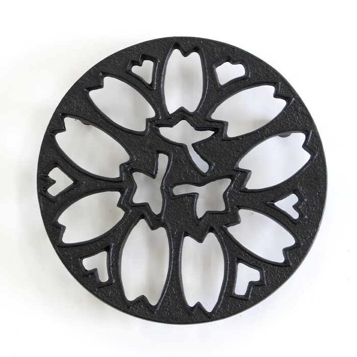 楽天市場】南部鉄器 瓶敷 四つ葉 トリベット 鍋敷き 釜敷 壁掛け 鉄瓶