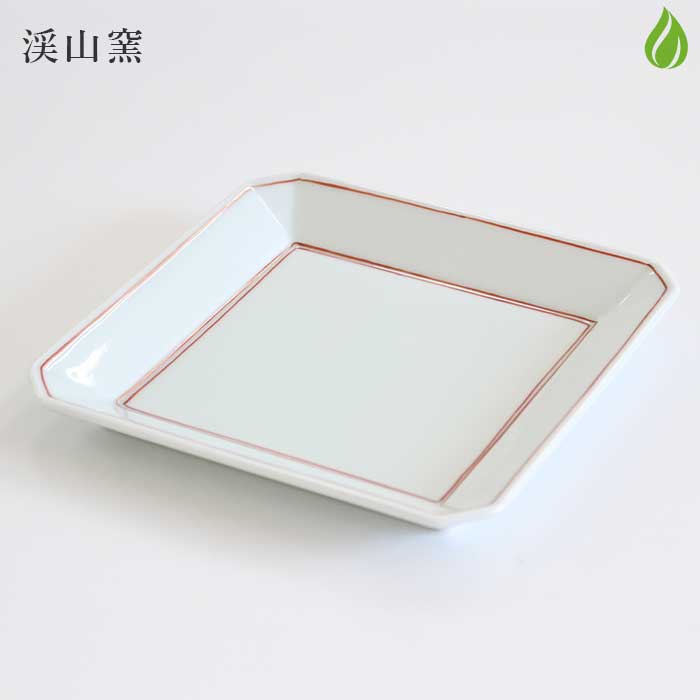 楽天市場】渓山窯 有田焼染錦双海老長角皿（中）幅23×奥行11.5×高さ1.8