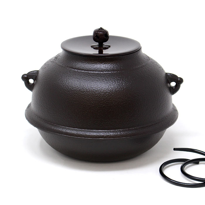 輝く高品質な 茶道具 釜 - 金属工芸