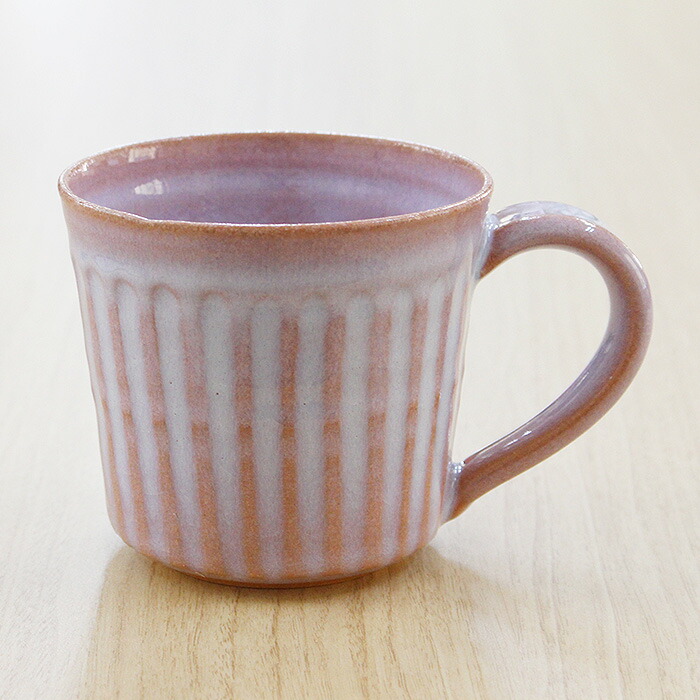 楽天市場】萩焼 コーヒーカップ ＆ ソーサー ピンクドット 和